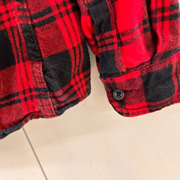 Weatherproof Vintage Cotton Flannel Plaid Button Up Women's XL Shirt - Picture 5 of 11